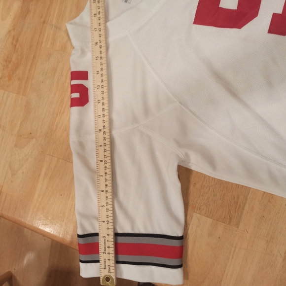 Nike OHIO STATE BUCKEYE FOOTBALL JERSEY MENS. Size XL - Picture 11 of 13